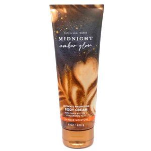 Bath and Body Works - Midnight Amber Glow Ultimate Hydration Body Cream 8oz New